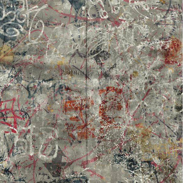 York Wallcoverings Urban Chic Street Art 27' x 27" Abstract Roll